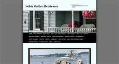 Desktop Screenshot of noblegoldenretrievers.com